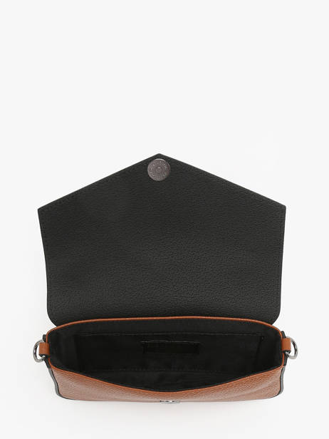 Cross Body Tas Caviar Leder Milano Bruin caviar CA240612 ander zicht 3